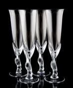 Set van 4 originele Fabergé champagne glazen, Ophalen