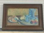 huile sur panneau nature morte signe fr de vleminck, Enlèvement ou Envoi
