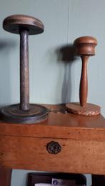 Vintage hoedenstandaard, hoedenstaander, pruikenhouder, Antiek en Kunst, Ophalen of Verzenden
