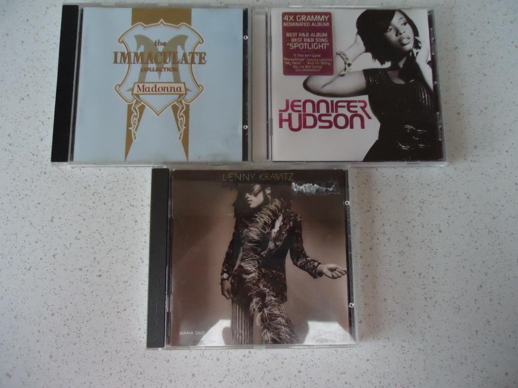 Lot 158 / 3 CD' s van "Madonna, Jennifer Hudson & Lenny, Cd's en Dvd's, Cd's | Pop, Gebruikt, Ophalen of Verzenden