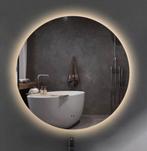 Twee badkamer spiegels van 60cm, met LED en anti-damp, Huis en Inrichting, Woonaccessoires | Spiegels, Rond, Ophalen of Verzenden