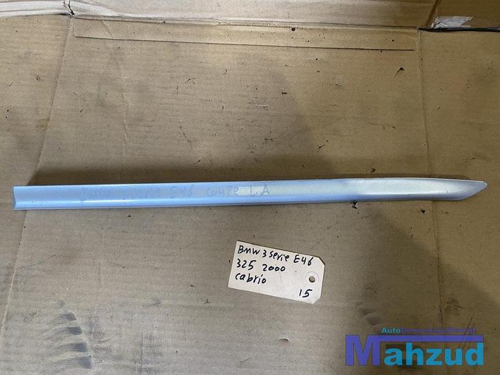BMW 3 SERIE E46 COUPE Links achter stootstrip stootlijst, Auto-onderdelen, Carrosserie, BMW, Gebruikt, Ophalen of Verzenden