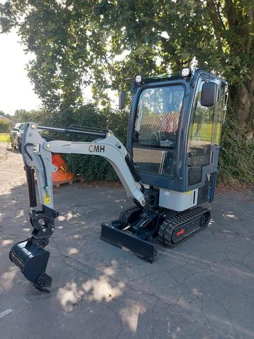 NIEUWE minigraver 1.3T joystick met CABINNE! knalprijs!!, Enlèvement ou Envoi, Excavatrice