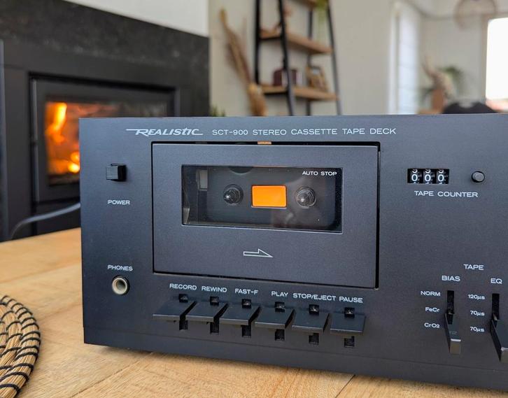Realistic cassettedeck, Audio, Tv en Foto, Cassettedecks, Ophalen