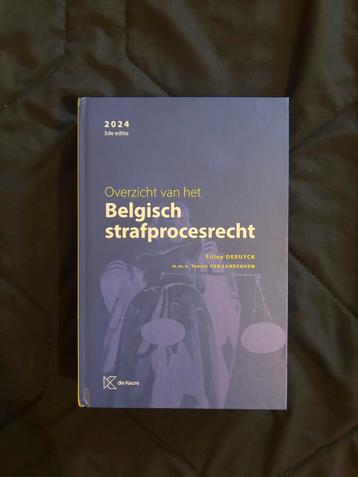 Filiep Deruyck- Overzicht Belgisch Strafprocesrecht beschikbaar voor biedingen