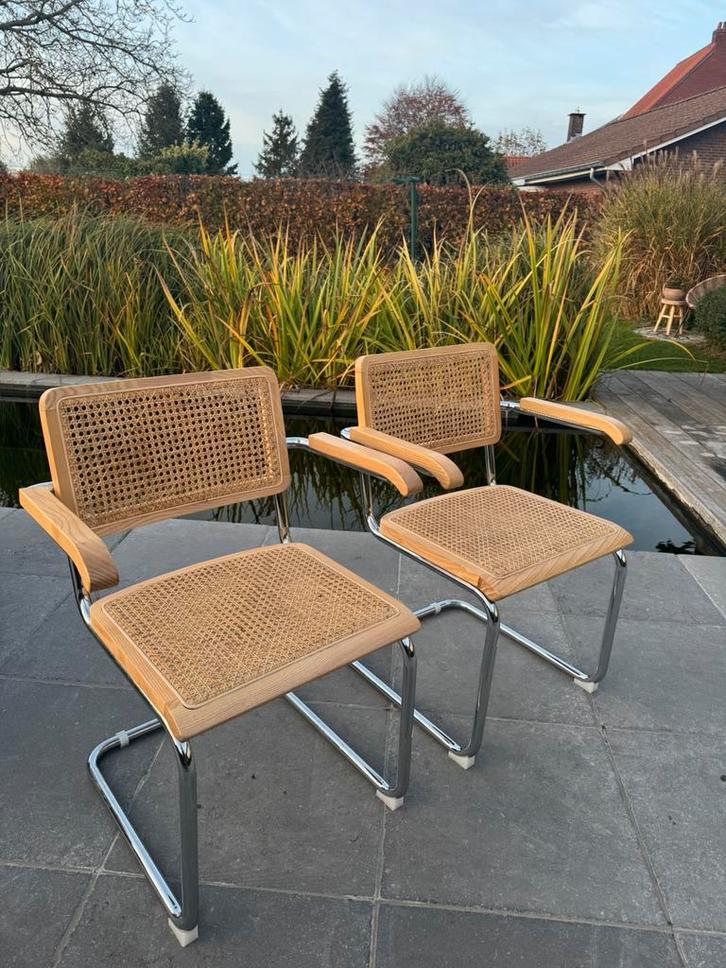 Cesca stoelen B64 naar het design van Marcel Breuer, Huis en Inrichting, Stoelen, Zo goed als nieuw, Ophalen