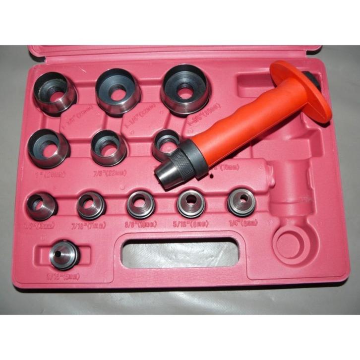 Holle pijpenset voor het maken van dichtingen uit rubber, pl, Auto diversen, Autogereedschap, Ophalen of Verzenden