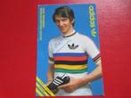 wielerkaart 1976 team union adidas gaby minneboo, Sport en Fitness, Verzenden, Zo goed als nieuw
