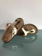 Gratis Verzenden | Birkenstock Gizeh gouden slippers 40, Slippers, Overige kleuren, Verzenden, Nieuw