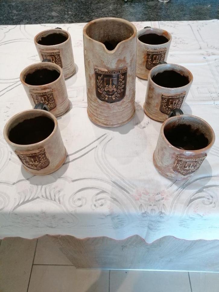 A vendre chope ,cruche en grès, Antiquités & Art, Antiquités | Céramique & Poterie, Enlèvement