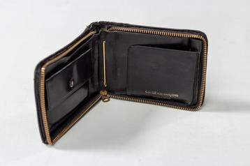 Vintage Comme des Garçons portefeuille – zwart leer met rits beschikbaar voor biedingen