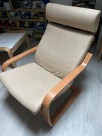 Relax stoel met poef, Huis en Inrichting, Fauteuils, Ophalen, Zo goed als nieuw