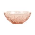 Vintage Roze Kristallen Kom Druivelaar Made in France, Huis en Inrichting, Keuken | Servies, Overige materialen, Schaal of Schalen