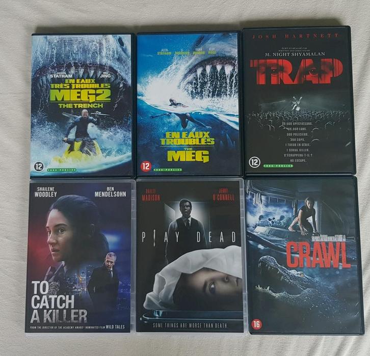 Lot dvds zo goed als nieuw, Cd's en Dvd's, Dvd's | Horror, Ophalen