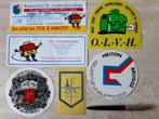 Vintage stickers Brugse scholen 2, Verzenden