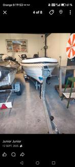 Bateau, Comme neuf, Enlèvement, Moteur hors-bord, Polyester