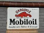 Mobiloil emaille reclamebord, Antiek en Kunst, Ophalen