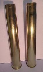 2 grote obussen 58 cm, Ophalen, Koper