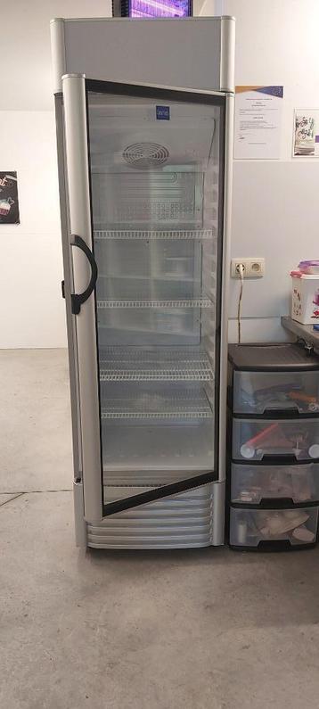 Koelkast glazen deur, Ophalen, Zo goed als nieuw, Zonder vriesvak