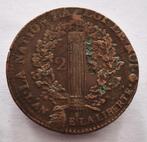 Frankrijk Louis XVI 2 sols 1792 B zeldzaam, Ophalen of Verzenden, Frankrijk, Losse munt