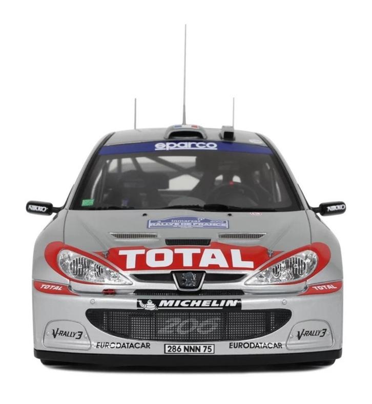Peugeot 206 WRC Tour de Corse 2002 Otto Mobile, Hobby en Vrije tijd, Modelauto's | 1:18, Nieuw, Auto, OttOMobile, Ophalen of Verzenden