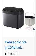 Broodmaker PANASONIC SD-YR2540HXD, Elektronische apparatuur, Broodbakmachines, Ophalen of Verzenden, Zo goed als nieuw, Met timer