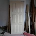 Houten deur, Doe-het-zelf en Bouw, Deuren en Vliegenramen, Ophalen, Gebruikt, 80 tot 100 cm, Binnendeur