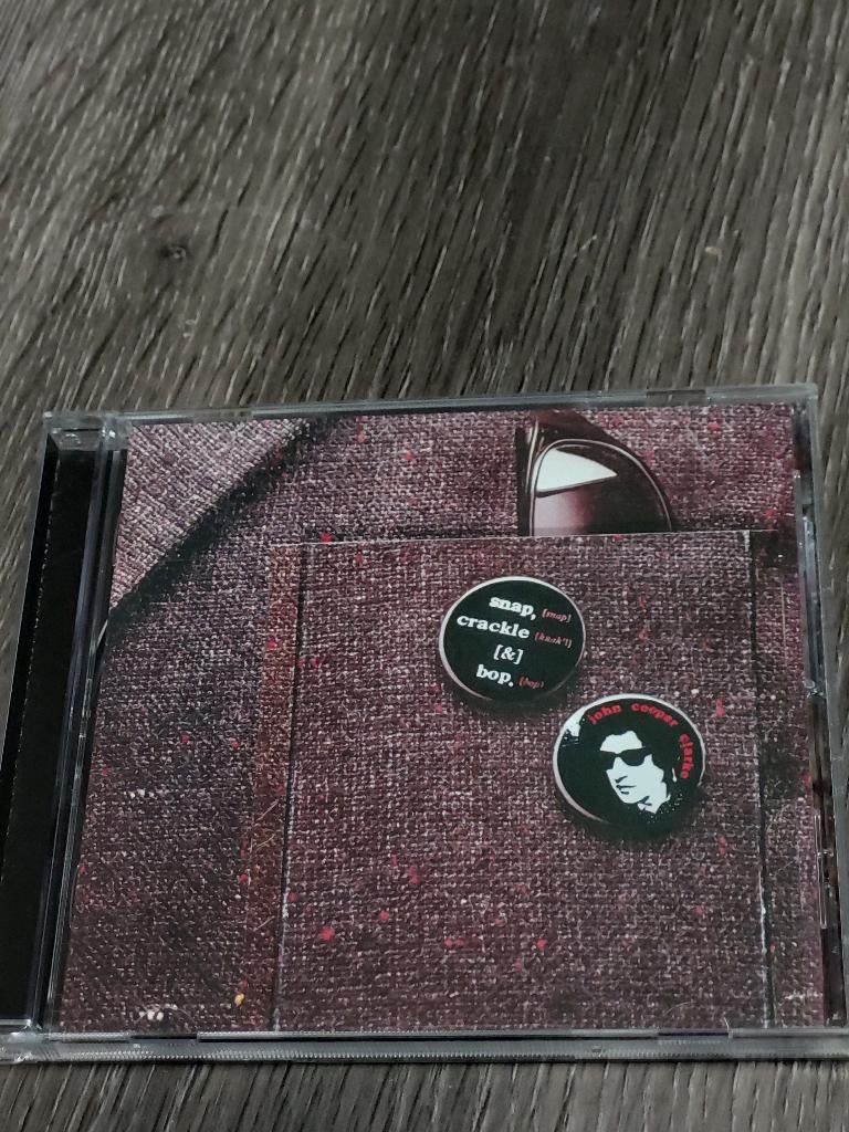 JOHN COOPER CLARKE snap,crackle & bop CD, Ophalen of Verzenden, Zo goed als nieuw, Overige genres