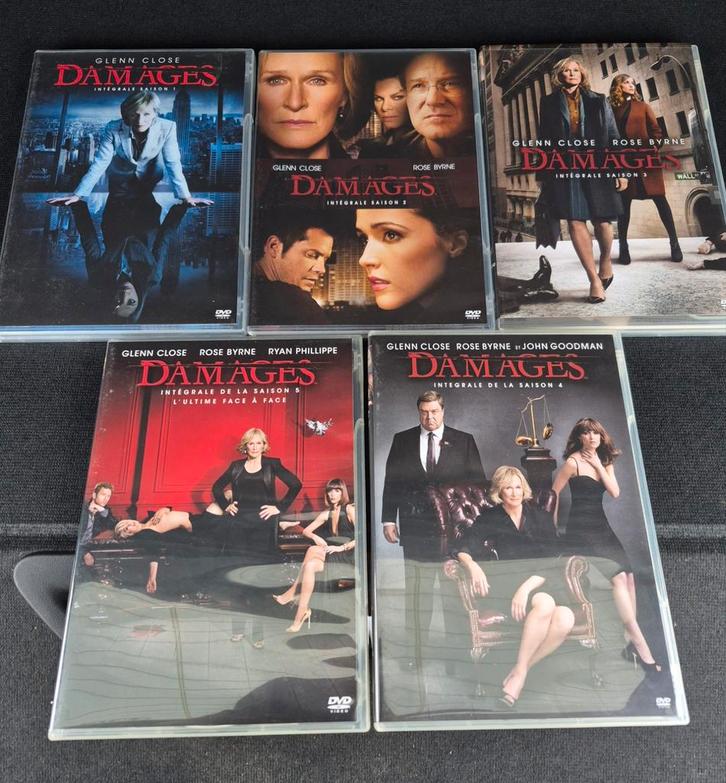 Damages 5 Seasons volledige set, Cd's en Dvd's, Dvd's | Tv en Series, Zo goed als nieuw, Thriller, Boxset, Ophalen of Verzenden