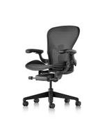 Herman Miller Aeron Graphite Standard bureaustoel - C Larg, Ophalen, Zwart, Zo goed als nieuw, Bureaustoel