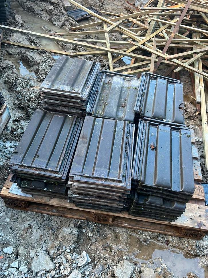 Tuiles, Bricolage & Construction, Tuiles & Revêtements de toit, Utilisé, Tuiles, Noir, Enlèvement