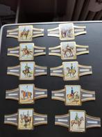 Oostenrijkse cavalerie, sigarenbandjes volledige reeks, Verzamelen, Ophalen of Verzenden, Sigarenbandjes