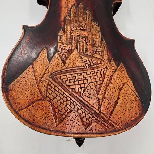 Antieke oude viool jaar 1840 Napoli, Muziek en Instrumenten, Strijkinstrumenten | Violen en Altviolen, Gebruikt, Viool, Ophalen of Verzenden