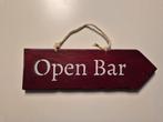 Hangbord Open Bar, Enlèvement ou Envoi, Comme neuf