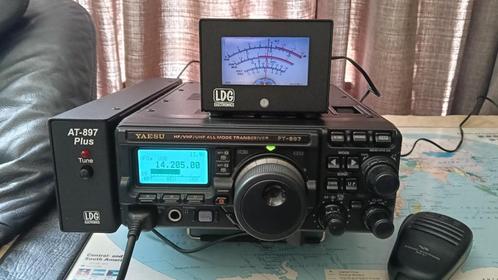 Yaesu FT-897D + FC-30u voeding (met div opties), Telecommunicatie, Zenders en Ontvangers, Gebruikt, Zender en Ontvanger, Ophalen of Verzenden