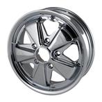 VW Kever Porsche Fuchs 5x130 Chroom 15'' velgen 4,5J, Verzenden, Nieuw