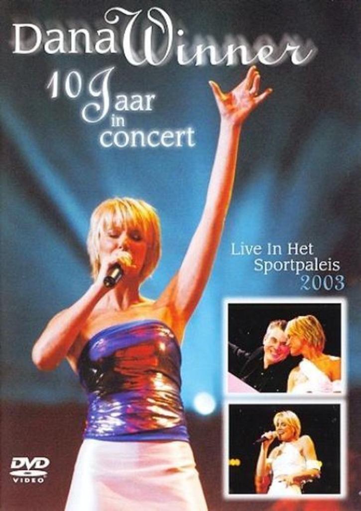 Dana Winner, 10 jaar in concert, live in het sportpaleis, Cd's en Dvd's, Dvd's | Muziek en Concerten, Zo goed als nieuw, Muziek en Concerten