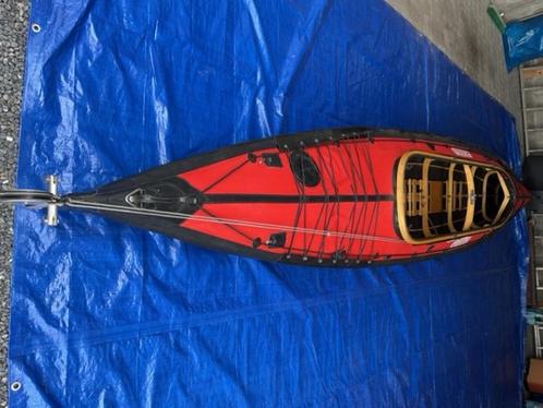 Nautiraid EXPE 520 opvouwbare tandemkajak, Watersport en Boten, Kano's, Zo goed als nieuw, Kajak, Twee personen, Met peddels, Ophalen