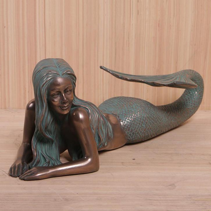 Solana Seaside Mermaid Sirene – Zeemeermin beeld, Verzamelen, Beelden en Beeldjes, Nieuw, Ophalen