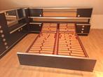 Bed 140 x 200 incl lattenbodem Kleerkast en commode, Huis en Inrichting, Slaapkamer | Complete slaapkamers, Ophalen, Gebruikt