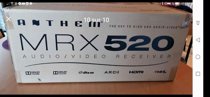 ANTHEM MRX 250 versterker, Audio, Tv en Foto, Versterkers en Ontvangers, Zo goed als nieuw, 5.1, Ophalen