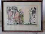 Caricature parisienne Martinet, Antiek en Kunst, Ophalen of Verzenden