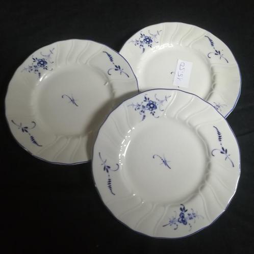 Villeroy&Boch Old Luxembourg: 3 dessertborden van 16 cm, Antiek en Kunst, Antiek | Servies los, Ophalen of Verzenden
