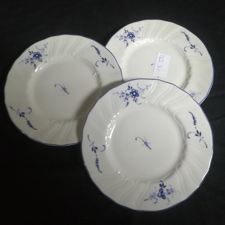 Villeroy&Boch Old Luxembourg: 3 dessertborden van 16 cm, Antiek en Kunst, Antiek | Servies los, Ophalen of Verzenden