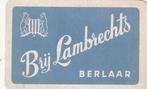 B 10 / S K BRIJ LAMBRECHTS BERLAAR, Ophalen of Verzenden, Nieuw, Speelkaart(en)