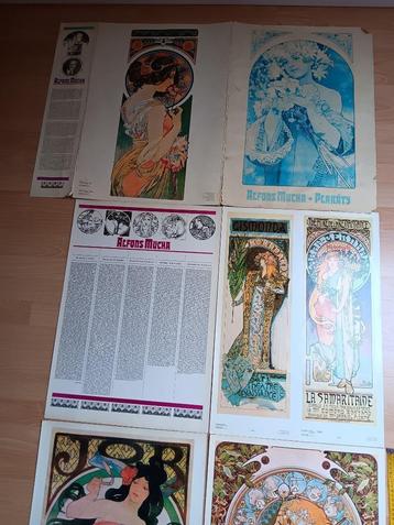 Alfons Mucha kaft met lithografien, Enlèvement