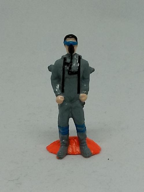 Action Man - 2001 - Parachutist / Piloot - Cadbury Hasbro, Verzamelen, Poppetjes en Figuurtjes, Gebruikt, Ophalen of Verzenden