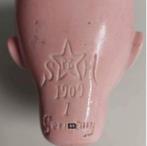 Antiquité collection tête poupée porcelaine SH PB germany 1, Utilisé, Enlèvement ou Envoi, Poupée