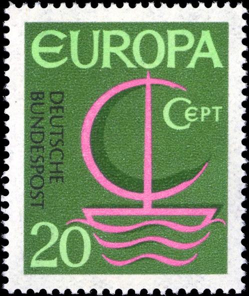 Y&T 376-377-Michel 519-520-1966 - Europazegels - postfris XX, Postzegels en Munten, Postzegels | Europa | Duitsland, Postfris