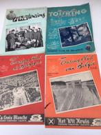 4 tijdschriften van Touring van begin jaren 50, Verzamelen, Tijdschriften, Kranten en Knipsels, 1940 tot 1960, Ophalen of Verzenden